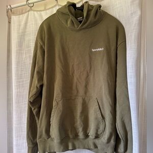 Sporty & Rich Hoodie Olive